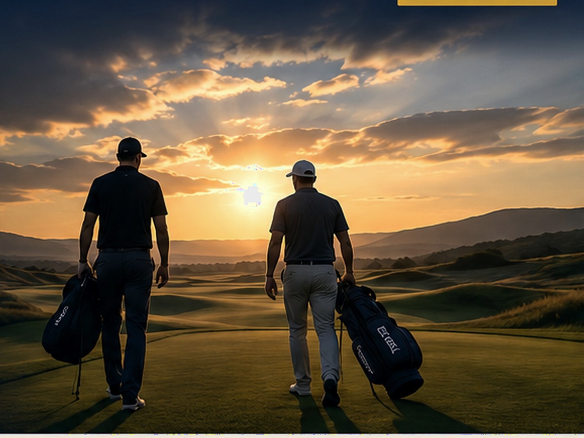 Friends enjoying time together after golf